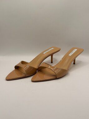 Tony Bianco Womens Fiesta Nude Patent Leather  Heel Sz 10